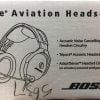 Bose Aviation Headset